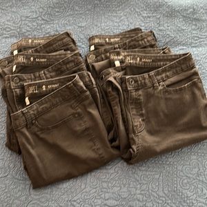 GUC - Bundle of 6 - Jennifer Lopez Skinny Soft Black Size 16 Jeans